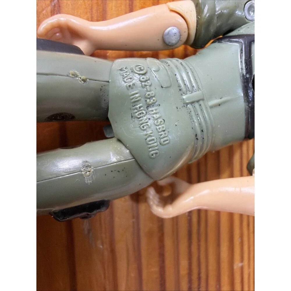 Vintage 1983 GI Joe ARAH V1.5 Clutch Swivel Arm With Original Helmet Nice